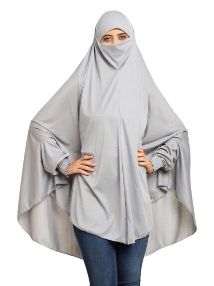 Silver - Timeless Full Sleeves Hijab