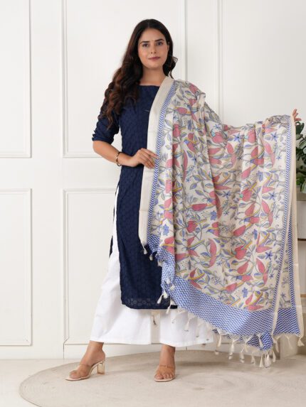 Floral Print Multi Duppata