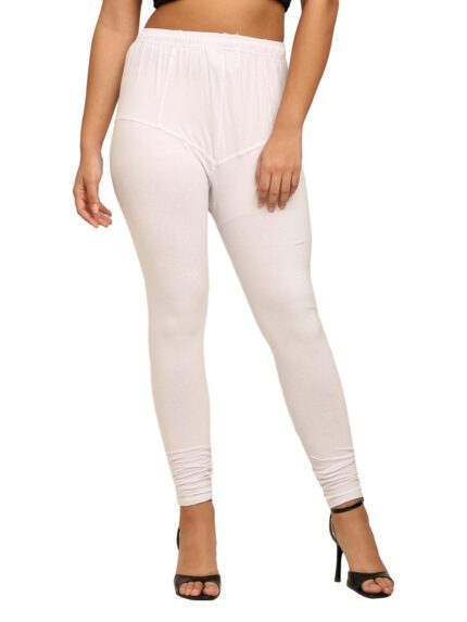 Urban Comfort – Women’s Churidar White Legging