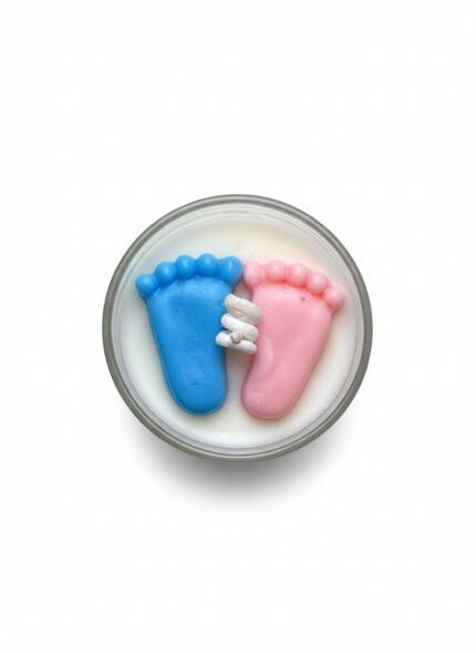 Baby Foot Art Jar Candle – A Unique Handcrafted Gift